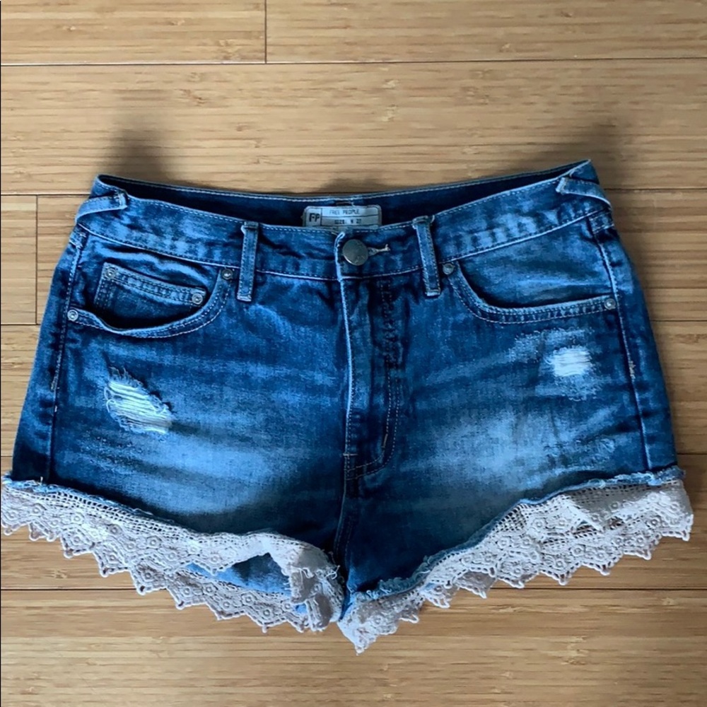 Free People Lace Shorts